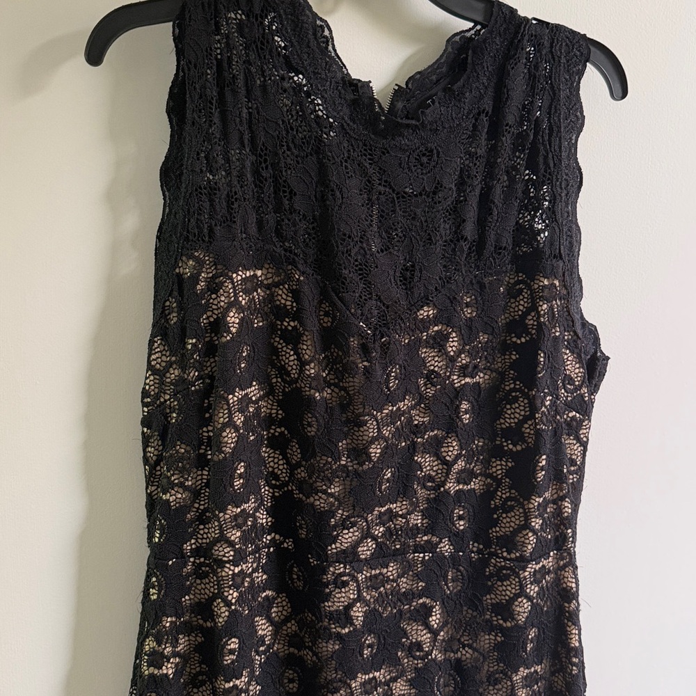 Elegant Black Lace Dress xl
